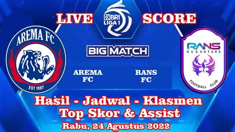 live score arema vs rans